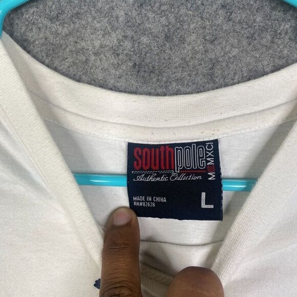 Vintage Southpole Y2K Skater Grunge Layer Long Sleeve Thermal Tee Sz L Hang Tag - Picture 6 of 9